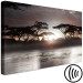 Canvas Art Print Acacia Trees (1-piece) Wide - sunset over calm water 142338 additionalThumb 6