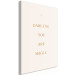 Canvas Love Confession - Gilded Inscriptions on a Light Pink Background 145738 additionalThumb 2