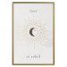 Wall Poster Moon and Sun - Graphical Representation of Celestial Bodies in Bright Tones 146138 additionalThumb 23