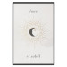 Wall Poster Moon and Sun - Graphical Representation of Celestial Bodies in Bright Tones 146138 additionalThumb 17