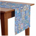 Table Runner Blue connections - a motif inspired by patchwork ceramics 147238