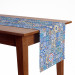 Table Runner Blue connections - a motif inspired by patchwork ceramics 147238 additionalThumb 2