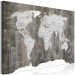Large canvas print World Map: Wooden World [Large Format] 149138 additionalThumb 2