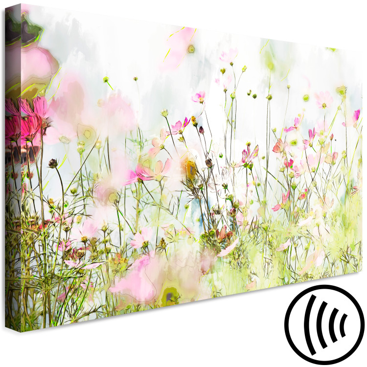 Canvas Print Colorful Meadow - Field Vegetation in Spring Bright Glow 149738 additionalImage 6