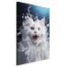 Canvas Print AI Norwegian Forest Cat - Wet Animal Fantasy Portrait - Vertical 150238 additionalThumb 2