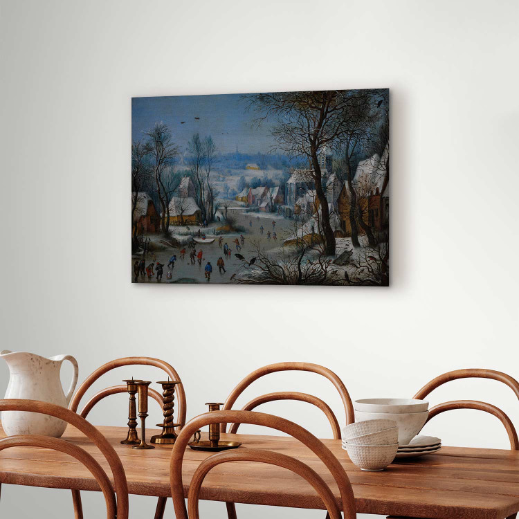 Art Reproduction Winter Landscape with a Bird Trap 150538 additionalImage 5