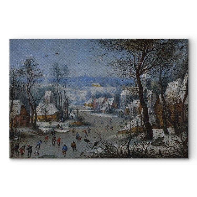 Art Reproduction Winter Landscape with a Bird Trap 150538 additionalImage 7
