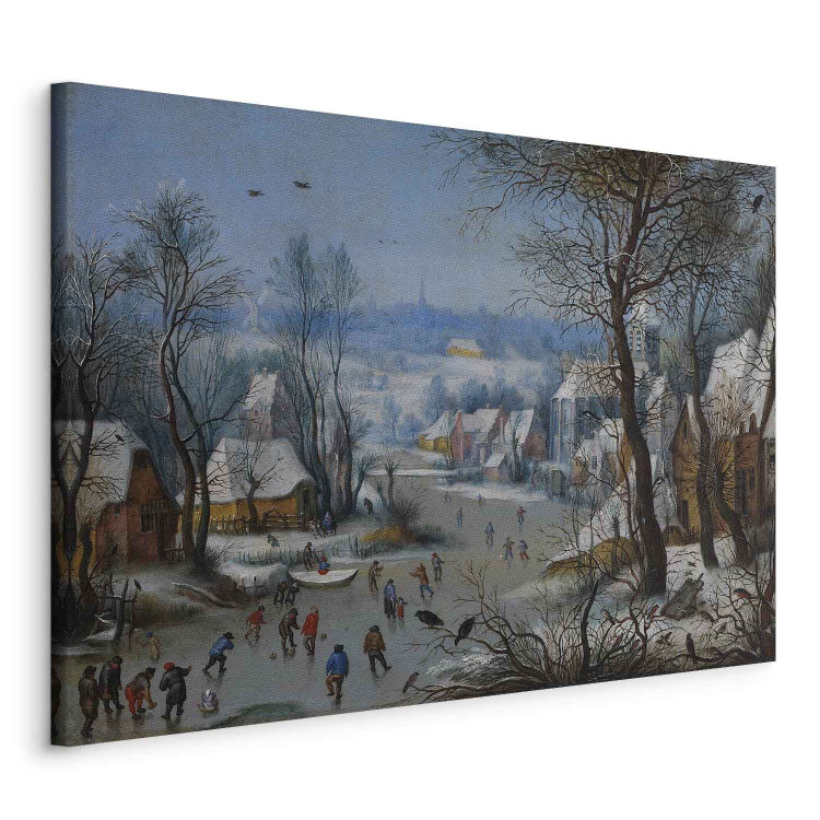 Art Reproduction Winter Landscape with a Bird Trap 150538 additionalImage 2