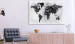 Large canvas print White and Black Map [Large Format] 150838 additionalThumb 5