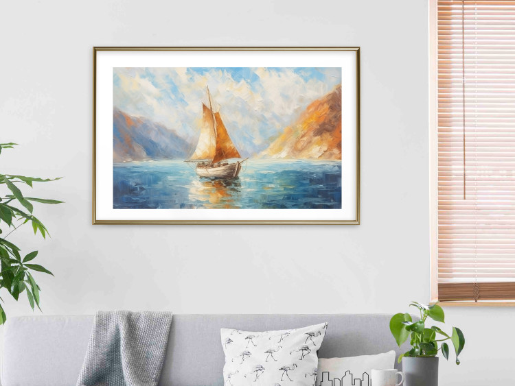 Poster Travel by Ship - A Landscape Inspired by the Works of Claude Monet 151138 additionalImage 14