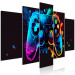 Canvas Art Print Colorful Controller - A Multi-Colored Gaming Design for the Gamer’s Room 151838 additionalThumb 2