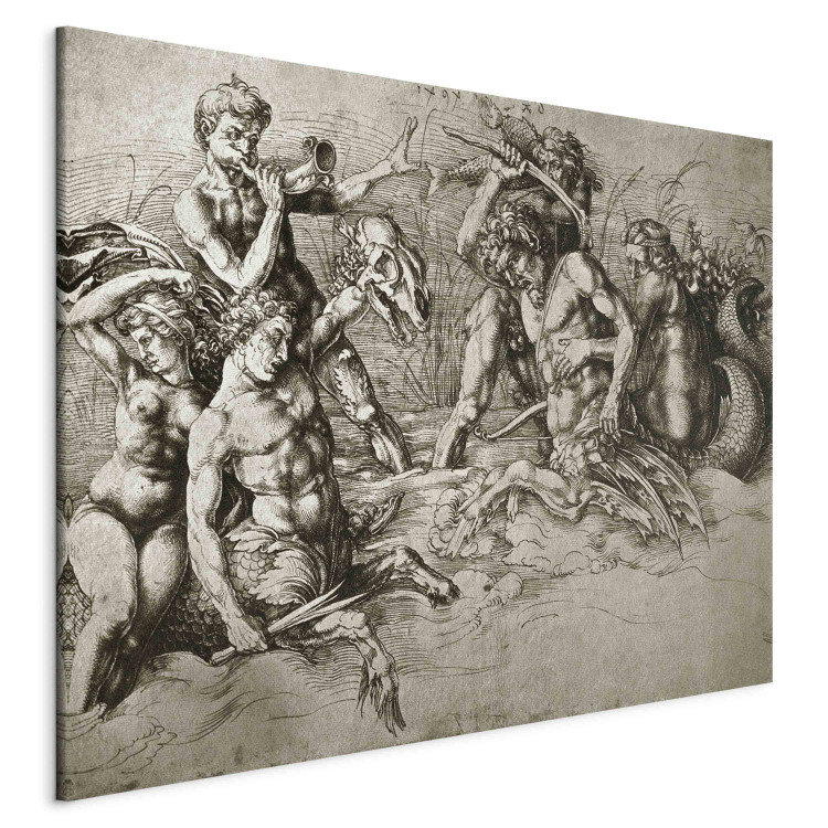 Art Reproduction Fighting sea creatures 153938 additionalImage 2