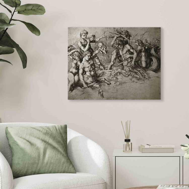 Art Reproduction Fighting sea creatures 153938 additionalImage 3