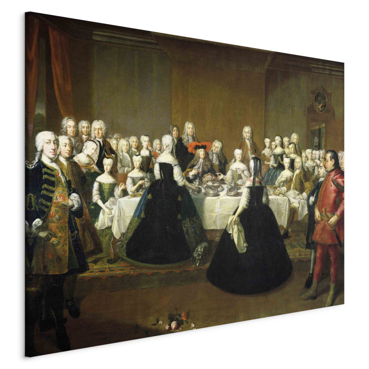 Art Reproduction Wedding Breakfast of Empress Maria Theresa of Austria and Francis of Lorraine, later Francis I 157338 additionalImage 2