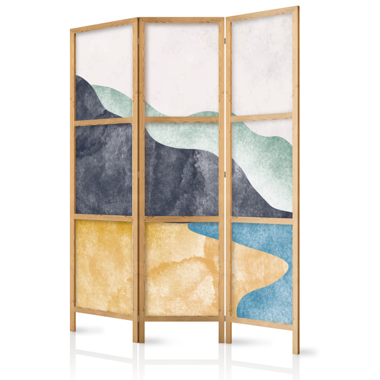 Room Separator Minimalist Beach - Subtle View of the Sea and Rocks [Room Dividers] 159538 additionalImage 5