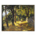 Canvas Green Forest - Sun Rays Illuminating a Painterly Landscape 159938