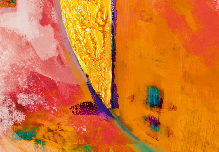 Canvas Print Orange Dream (1-piece) - abstraction with colorful fantasy 46538 additionalImage 4