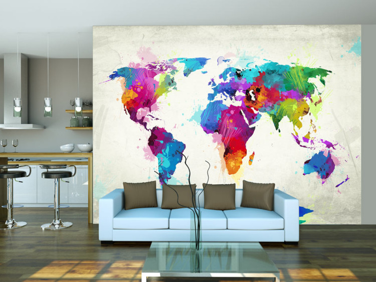 Wall Mural The map of happiness 60038