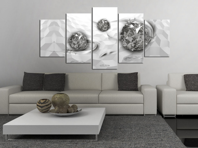 Canvas Art Print  Immersed Silver 62138 additionalImage 3