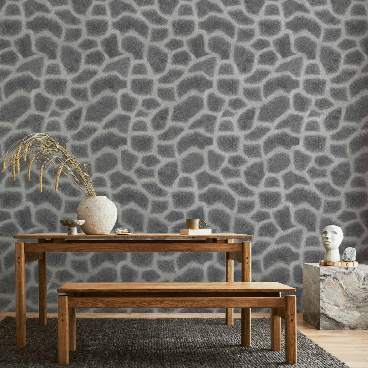 Modern Wallpaper Gray giraffe 89338 additionalImage 5