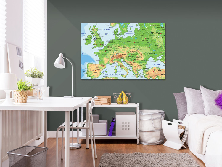 Canvas Map of Europe 90238 additionalImage 3