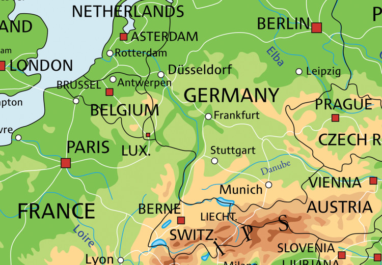 Canvas Map of Europe 90238 additionalImage 5
