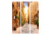 Room Divider Screen Colorful Alley in Tuscany - brick architecture of an Italian town 95238 additionalThumb 3