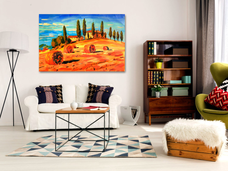Canvas Print August in Tuscany 97738 additionalImage 3