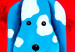 Canvas Art Print Three colors dogs 106948 additionalThumb 3