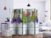 Room Divider Spring Inspirations II - hanging spices and lavender on a wooden background 113948 additionalThumb 2
