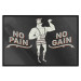 Poster No pain no gain - motivational background with a man and English texts 115048 additionalThumb 18