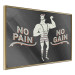 Poster No pain no gain - motivational background with a man and English texts 115048 additionalThumb 12