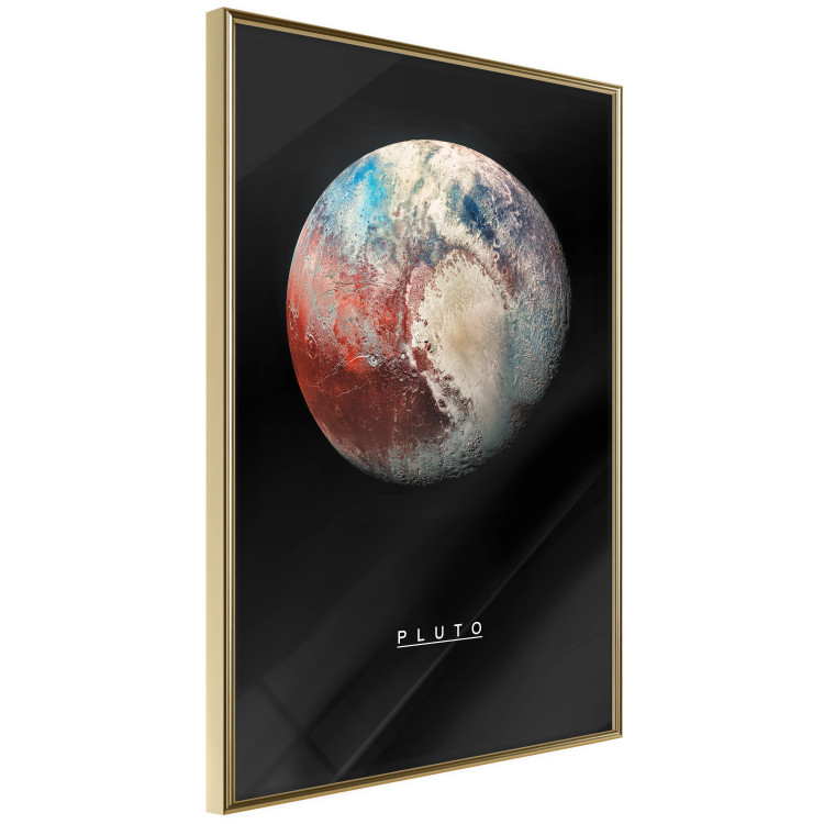 Wall Poster Pluto - dwarf planet and simple English text against a space backdrop 116748 additionalImage 4