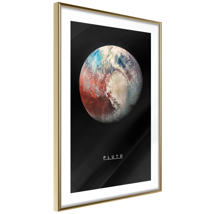 Wall Poster Pluto - dwarf planet and simple English text against a space backdrop 116748 additionalImage 12
