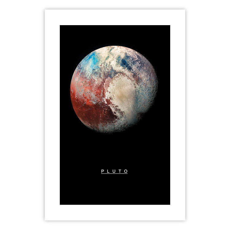 Wall Poster Pluto - dwarf planet and simple English text against a space backdrop 116748 additionalImage 19