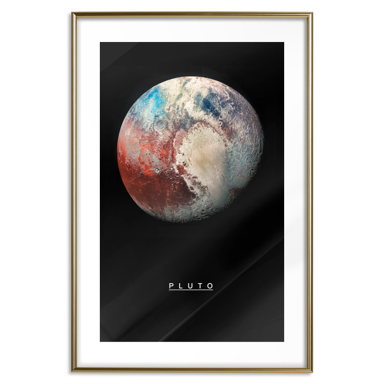 Wall Poster Pluto - dwarf planet and simple English text against a space backdrop 116748 additionalImage 14