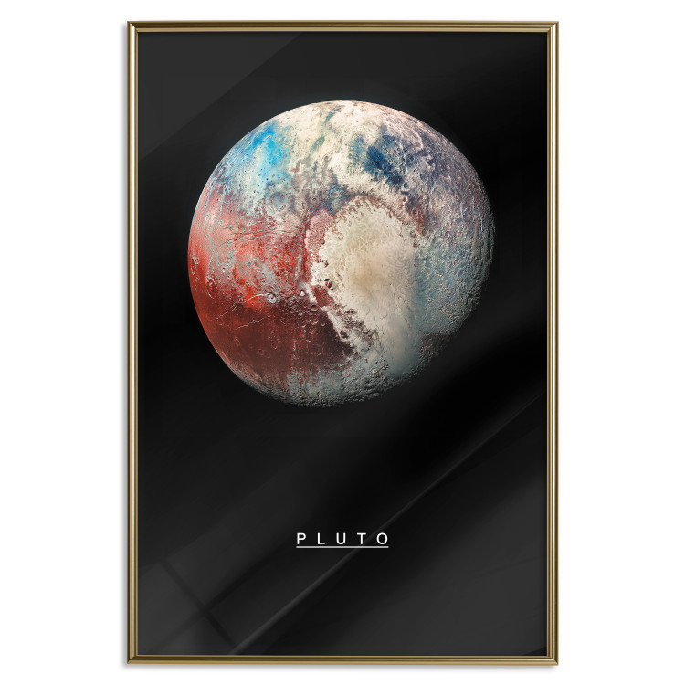 Wall Poster Pluto - dwarf planet and simple English text against a space backdrop 116748 additionalImage 20
