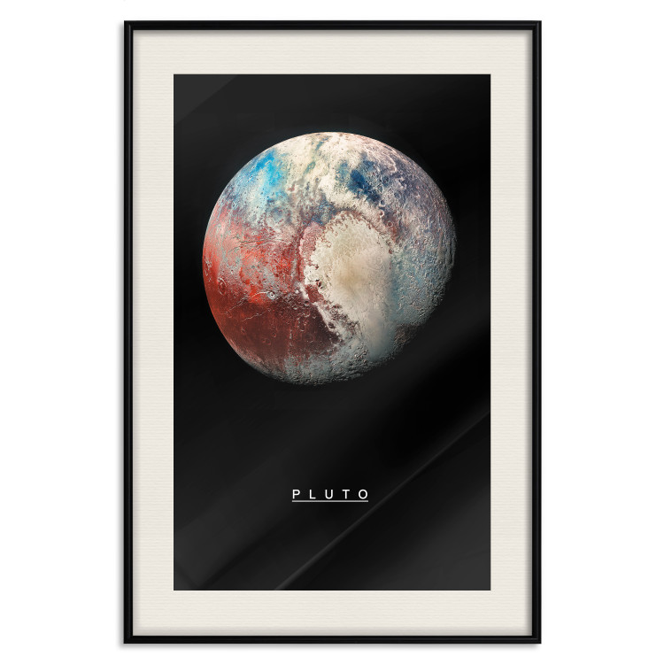 Wall Poster Pluto - dwarf planet and simple English text against a space backdrop 116748 additionalImage 18