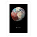 Wall Poster Pluto - dwarf planet and simple English text against a space backdrop 116748 additionalThumb 19