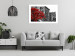Wall Poster Autumn in New York - black and white urban landscape with a red tree 117148 additionalThumb 4