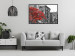 Wall Poster Autumn in New York - black and white urban landscape with a red tree 117148 additionalThumb 5