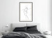 Poster My Soul - black and white minimalist composition with a human silhouette 119048 additionalThumb 22