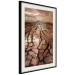 Poster Drought - desert landscape against a cloudy sky background in brown 119148 additionalThumb 3