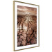 Poster Drought - desert landscape against a cloudy sky background in brown 119148 additionalThumb 8