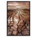 Poster Drought - desert landscape against a cloudy sky background in brown 119148 additionalThumb 24