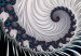 Poster Virus - abstract wave pattern with lashes creating a vortex on a black background 122748 additionalThumb 10