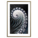 Poster Virus - abstract wave pattern with lashes creating a vortex on a black background 122748 additionalThumb 16