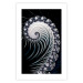 Poster Virus - abstract wave pattern with lashes creating a vortex on a black background 122748 additionalThumb 19