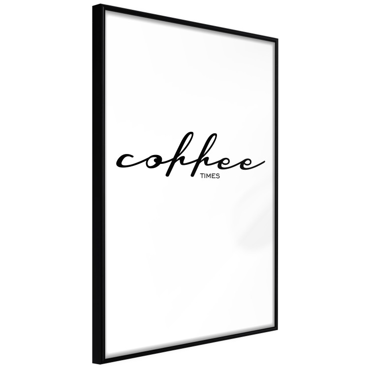 Wall Poster Coffee Times - artistic English text on a white background 122948 additionalImage 12