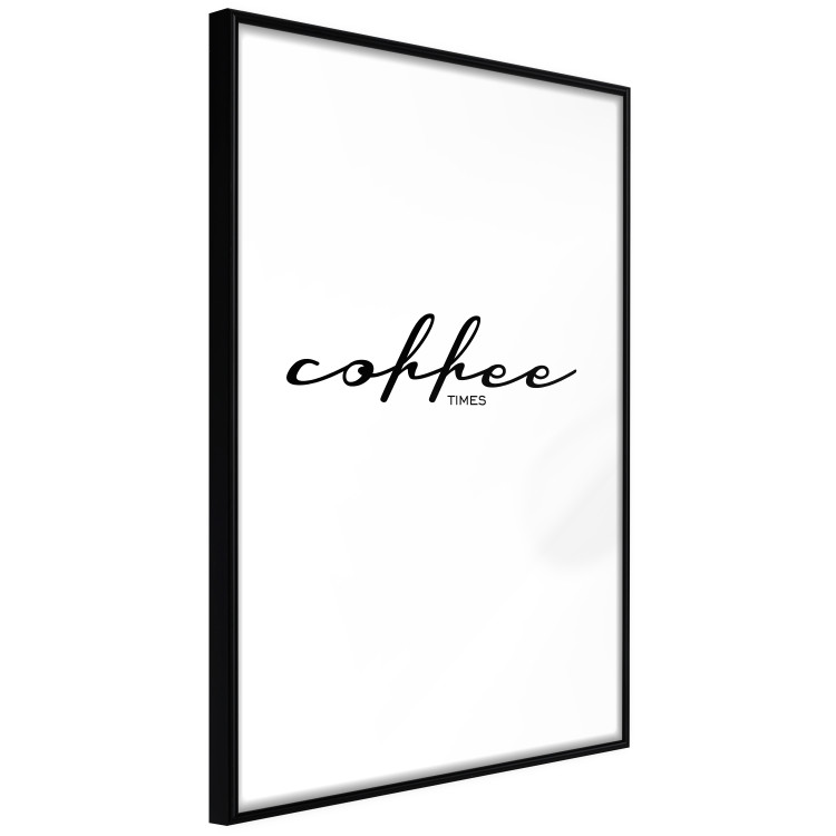 Wall Poster Coffee Times - artistic English text on a white background 122948 additionalImage 13